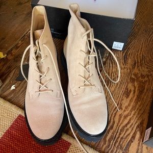 J. Crew Beige Suede Ankle Boots - Size 9